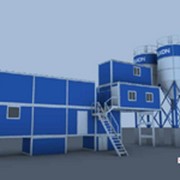 Стационарные бетонные заводы контейнерного типа ELKOMIX 35 CON