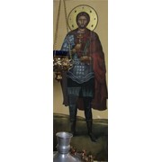 Написание Храмовых икон. Святой мученик Иоанн Воин. фото