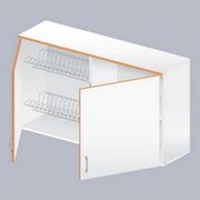 Шкаф навесной с сушкой стеллажом для посуды ЛАБ-1200 НШС (меламин) фото
