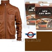 Краска для кожаной куртки красно-коричневый NLS