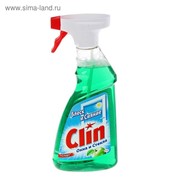 Средство для мытья стёкол и зеркал Clin «Яблоко», 500 мл фото