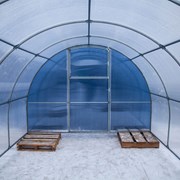 Теплица Сибирская Премиум, КРАБ труба 40х20 6метра шаг 67 фото