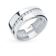 Серебряное кольцо с фианитами SOKOLOV 94110027 фото