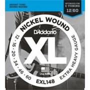 Струны D#39-Addario Nickel EXL148 (12-60) фотография