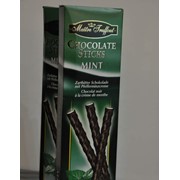 Шоколадные мятные палочки Maitre Truffout Chocolate Sticks Mint