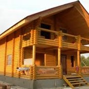 Дома из оцилиндрованного бревна фото