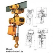 Тали электрические цепные передвижные модели HHBD-T (10 т, 12 м) фото