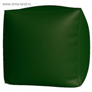 Пуфик Куб макси, ткань нейлон, цвет зеленый фото