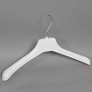 Вешалка-плечики, для магазина одежды, пластиковая R-35(бел) фотография