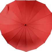 Зонт-трость I love you в форме сердца механический, красный фотография