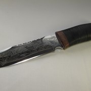 Нож охотничий НС-01 с гравировкой, Златоуст фотография
