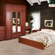 Спальня Соня с антресолью орех италия фотография