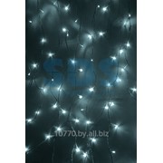Гирлянда “Светодиодный Дождь“ 1,5х1м, свечение с динамикой, прозрачный провод, 220В, диоды БЕЛЫЕ, NEON-NIGHT фотография