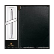 Набор: Шариковая ручка Cross Classic Century Chrome и Записная книжка Cross Journal Classic Black,A5 фото