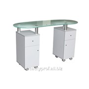Маникюрный стол GLASS- DOUBLE