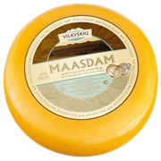 Сыр Маасдам (крупнопористый) фото