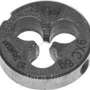 Плашка Зубр круглая ручная для нарезания метрической резьбы, М4 x 0,7 фотография