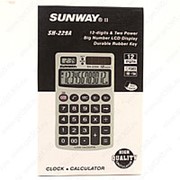 Электронный калькулятор SUNWAY SH-229A 12 разрядный фотография