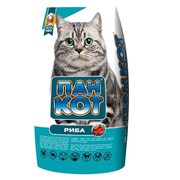 Корм для котов сухой рыба, 10 кг - Пан Кот фото