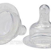 Набор из 2-х сосок 3+ Dr. Brown's Natural Flow® к бутылочкам с широким горлышком фотография