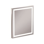 Зеркало: LED 70, с подсветкой, белый фото