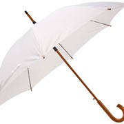 Белый зонт-трость (купол 100 см)