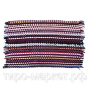 Коврик плетеный эконом, полиэстер, 35х55см, разноцветный Vetta 466-273 фото