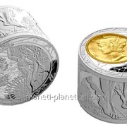 Фортуна Редукс 2013 Серебряная монета фотография
