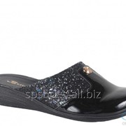 Сабо закрытый нос 153-1522, черный фото