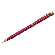 Ручка шариковая Golden Luxe, бордовый корп, в футляре, (BERLINGO) фото