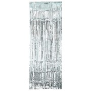 Новогодний дождик Штора, 2,0*1,0 м, серебро фотография
