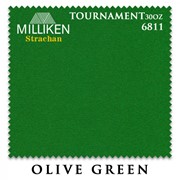 Сукно Milliken Strachan Snooker 6811 Tournament 30oz 193см Olive Green фото