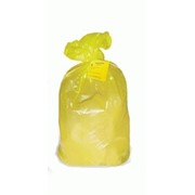 Мешки для утилизации медицинских отходов в Казахстане, Пакет для сбора и хранения отходов желтого цвета класс Б, 500х600, Пакеты для сбора и хранения отходов желтого цвета фото