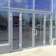 Двери алюминиевые (профиль - сплав АА 6063 и АА 6060) фото