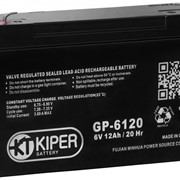 Аккумуляторная батарея Kiper GP-6120 6V/12Ah фото