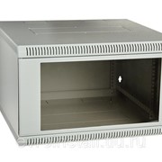 Шкаф телекоммуникационный настенный разборный 19”,6U(600x450), ШТ-НСр-6U-600-450-С дверь стекло
