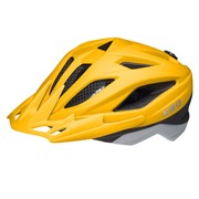 Велошлем Ked Street Junior Pro S yellow grey matt, Размер шлема 49-55 фото