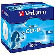 CD-R Verbatim DL JEWEL “MUSIC“ Для Аудио Студии диски фото
