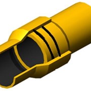Стеклопластиковые трубы раструбным соединением с двумя резиновыми уплотнителями.