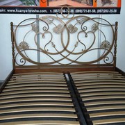 Кровать металлическая кованая фото