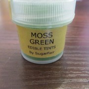 Сухая краска Sugarflair Зеленый мох, 5 мл фотография