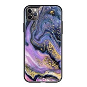 Чехол Deppa Glass Case для Apple iPhone 11 Pro фиолетовый агат фотография