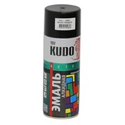 Краска эмаль Алкидная (KUDO) 520 мл черный глянец