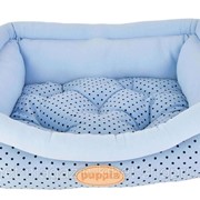 Лежак для животных Cozy Dot, голубой PUPPIA фотография