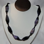 Бусы из камня Агат 119699673 фото