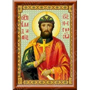 Набор для вышивания икон Святой Владимир Князь Новгородский КТК - 3024 фотография