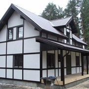 Строительство каркасно-щитового дома