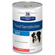 Hill’s PD 370г конс. d/d Food Sensitivities Salmon Влажный корм диета для собак при аллергии Лосось фотография