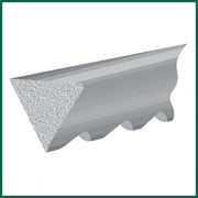 FB-Подкладка волокнобетонная треугольная ддуговая L=0, 33 м, карбованная, проверена на морозостойкость, водонепроницаемость, давление, пр-во Jordahl & Pfeifer