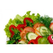 Доставка еды - Овощи и зелень с грядки фотография